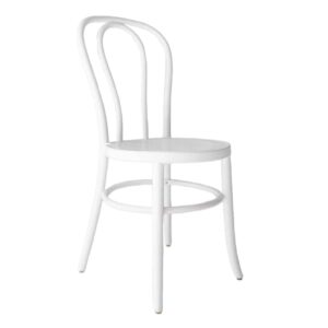 Resin Bentwood Chair White