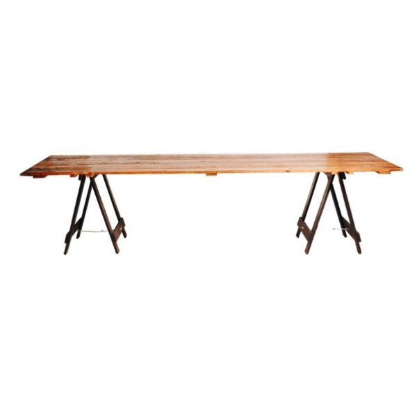 vintage-timber-trestle-table-hire-south-coast