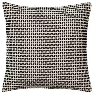 Black & White Textured Cushion